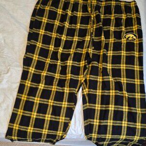Men’s Iowa Hawkeyes checkered pajamas 5xlt